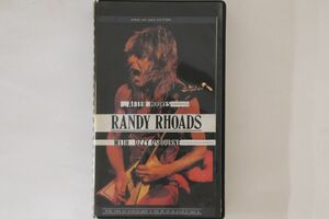 輸入VHS Randy Rhoads After Houres Randy Rhoads With Ozzy Osbourne NONE NOT ON LABEL /00300