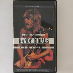 輸入VHS Randy Rhoads After Houres Randy Rhoads With Ozzy Osbourne NONE NOT ON LABEL /00300の画像1