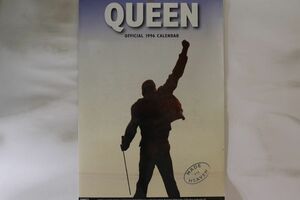 英Memorabilia Calendar, Queen Official 1996 Calendar NONE DANILO 未開封 /00300