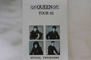 輸入Memorabilia Tour Book Queen Tour 1982 Official Programme QUEEN1982 NOT ON LABEL /00300