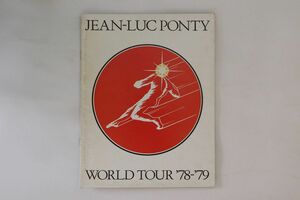 輸入Memorabilia Tour Book Jean-luc Ponty World Tour 78 -79 JEANLUCPONTY197879 NOT ON LABEL /00300