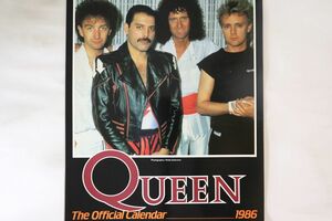 輸入Memorabilia Calendar, Queen Official Calendar 1986 NONE C&C GRAPHICS /00300