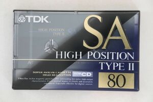 Blank Cassette カセットテープ High Position Type2 SA80R TDK 未開封 /00110