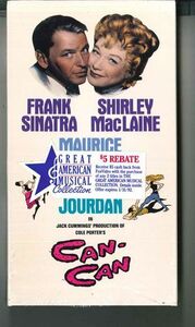 米VHS Movie, Frank Sinatra Can-can 1016 20TH CENTURY FOX /00300