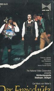 米VHS Carl Maria Von Weber, Wurttemberg State Opera Der Freischutz NONE HOME VISION /00300