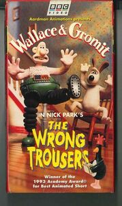 米VHS Movie Wallace & Gromit Wrong Trousers 8250 BBC /00300