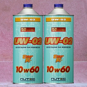 【送料無料】NUTEC UW-02 10w60「究極のハイパフォーマンスエンジンオイル」2 L