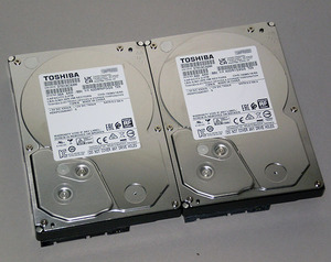 【送料無料】◆TOSHIBA DT01ACA300 3TB　使用：12h/12h「新同品２個セット」【即決】A