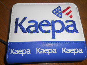 ★Kaepa　U.S.A 青色 合皮　折り畳み財布★ 