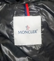 　良品 １円　MONCLER モンクレール MOKA　 モカ ダウンコート サイズ0 グレー ロゴ ワッペン付き 正規品　レディース　_画像8