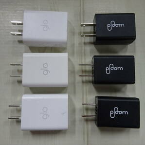 ( く-L-1480 )電子タバコ AC アダプタ USB コンセント glo ploomtecｈ まとめて 中古 通電確認済みOK まとめ売りの画像1