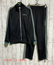 371　adidas NEO LABEL　アディダスネオレーベル　ジャージ上下セットアップ　トラックジャケット　トラッキングパンツ　sizeM_画像1