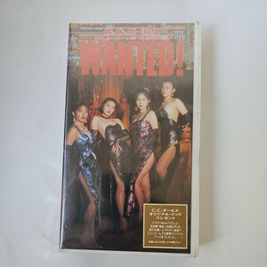 unopened goods C.C. girls WANTED! video VHS