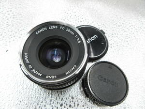 美品　Canon FD 28mm f3.5 レンズ