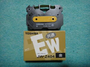  unused TOSHIBA ink ribbon GOLD gold long-term keeping goods that 1