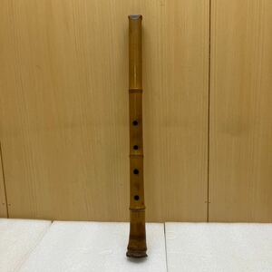 XL9757 尺八 和楽器 長さ約59cm 竹製 在銘なし 楽器 和楽器 伝統工芸 音楽用品 中古品