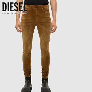 正規品/新品/未使用/W32■サンプル品■定価39,600円■DIESEL ディーゼル メンズ ベロア調 ストレッチ カラーデニム パンツ 692