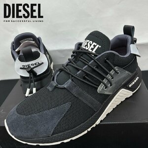 正規品/新品/未使用/箱あり■訳ありアウトレット品■定価25,300円■DIESEL ディーゼル ロゴ コードディティール スニーカー Ｃ186