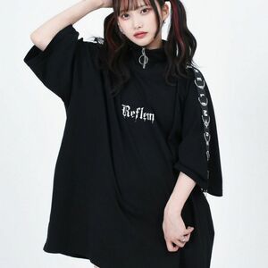 REFLEM【レフレム】フェイクレイヤードDリングハイネックTシャツ