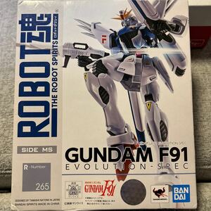 ☆新品未使用☆ROBOT魂 機動戦士ガンダムF91 [SIDE MS] ガンダムF91 EVOLUTION-SPEC 約130mm ABS&PVC製 塗装済み可動フィギュア