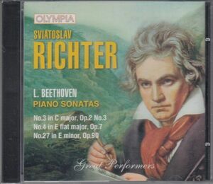 [CD/Olympia]ベートーヴェン:ピアノ・ソナタ第3,4&27番/S.リヒテル(p) 1971-1975