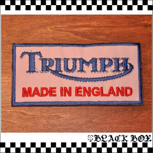 ワッペン TRIUMPH トライアンフ cafe 英国 イギリス UK GB ENGLAND イングランド 英車 カフェレーサー ロッカーズ ROCKERS バイク 167