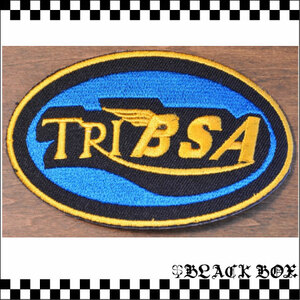 アイロンワッペン TRIBSA トリビザ TRIUMPH トライアンフ BSA イギリス UK GB ENGLAND イングランド 英車 バイク カフェレーサー 062