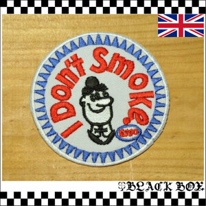 英国 インポート ワッペン アップリケ パッチ I Don't Smoke. Esso エッソ スクーター MODS モッズ イギリス UK england イングランド 256