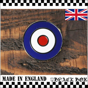 ピンズ ピンバッジ ラペルピン ターゲットマーク ラウンデル 60’s MODS モッズ SKA スカ PUNK パンク GB UK ENGLAND イギリス 英国製 082