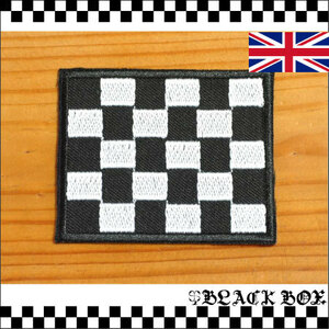 英国 インポート ワッペン パッチ 2TONE SKA スカ 市松 チェッカー フラッグ MODS モッズ PUNK パンク バイク イギリス UK GB ENGLAND 354