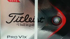 【新品未開封】タイトリスト(Titleist) PRO V1X 1ダース(12球入り） ホワイト ハイナンバー 日本正規品 