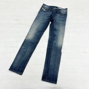 1239◎ DIESEL ディーゼル パンツ ボトムス ズボン デニム ジーンズ Gパン ジーパン スリム ダメージ加工 レディース23