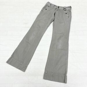 1249◎ DIESEL ディーゼル パンツ ボトムス ズボン スリム ジップフライ コットン 100 カジュアル ベージュ レディース26