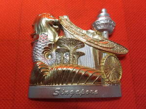  Singapore sightseeing earth production ma- lion / garden z*bai* The * Bay / Marina Bay * sun z etc. magnet used 