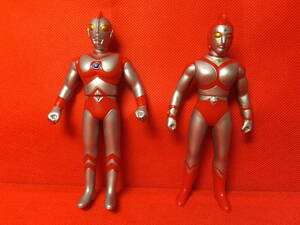 BANDAI バンダイ 中国製　ウルトラマン80 (1990)　ユリアン (1994)　ソフビ フィギュア　高さ約12cm代　中古