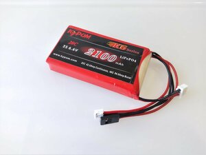 no2 Kypom K6 6.6V 2100mAh 20C40C 平 リフェ バッテリー★ホビーショップ青空