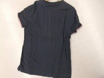 【中古品】モンクレール MONCLER 半袖Tシャツ サイズXXL ダークネイビー メンズ クルーネック (管理番号：060103）_画像2