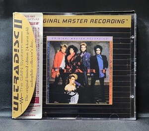 【UDCD 597/24Kゴールドディスク/カバー帯・ユキム(シール)帯付】ハート　Heart　GOLD　Ultradisc II　Original Master Recording