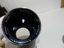 ニコン　日本光学　Nippon kogaku NIKKOR-Q 13.5cm F3.5　Sマウント　皮ケース　元箱　現状品_画像6