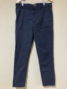 BANANA REPUBLIC * SLIM FIT CHINO / W32 / L30 / BLACK / slim Fit chino pants 