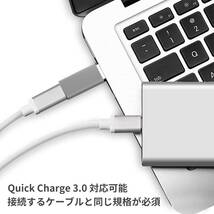 USB 変換アダプタ Type C (メス) to USB 3.0 (オス)小型 10Gbps 急速充電＆高速データ同期 OTGアダプタコネクタコンバータ PC 充電器等対応_画像5