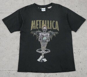 【送料無料】 METALLICA メタリカ 90ｓ ヴィンテージ KING NOTHING 半袖 Tシャツ ブラック サイズL GILDAN90年代タグボディ