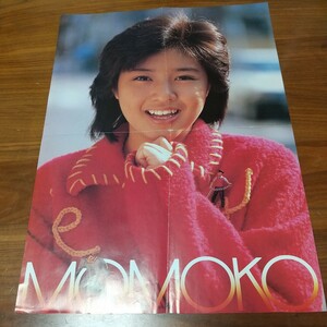 希少 レア 当時物 付録ポスター 菊池桃子/藤井フミヤ 両面ポスター