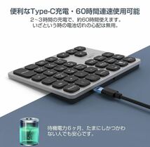 テンキー iPad パソコン ワイヤレス 2台同時接続 Bluetooth_画像3