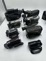 H0289 1000円スタート ビデオカメラ Handycam まとめ売り 計12台 SONY Panasonic Victor YASHICA OPTICAL SHARP_画像6