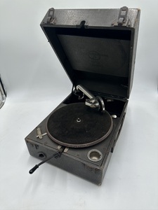 m0427 昭和レトロ コロンビア ポータブル蓄音機 No.202 viva tonal Grafonola 蓄音機 サウンドボックス アンティーク ビンテージ