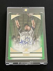 Ichiro（イチロー）【2022 Topps Definitive】Auto Green #/10 | 引退試合 東京ドーム 貴重写真