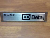 SONY 非売品 ED Beta ディスプレイ / 非売品 ベータ ビデオテープ Dynamicron PRO-X Hi-Band Beta hi-fi / クリーニングテープ 中古_画像8
