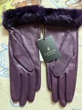 LANVIN ランバン 羊皮革手袋 可愛いリボンファータイプ_画像3