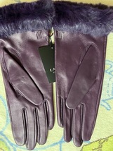 LANVIN ランバン 羊皮革手袋 可愛いリボンファータイプ_画像6